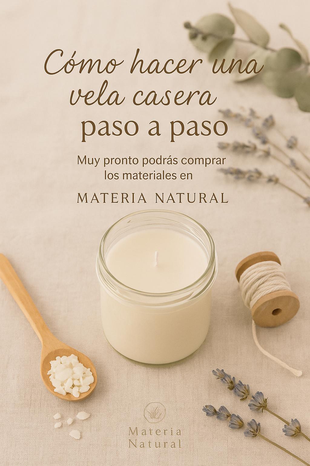 🕯 Cómo hacer una vela casera paso a paso