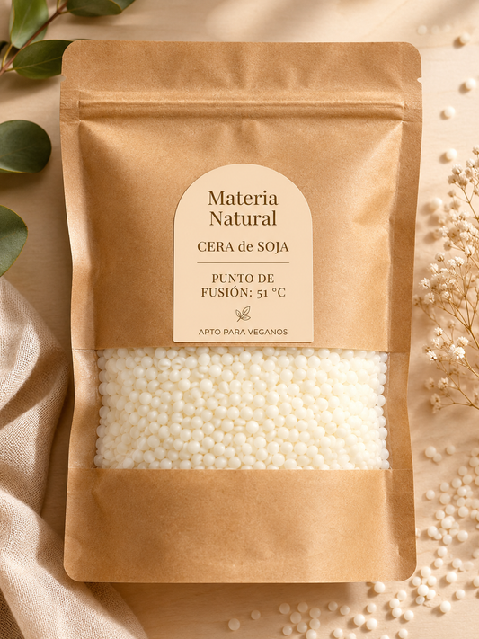 Cera de Soja Natural 1 kg Molde